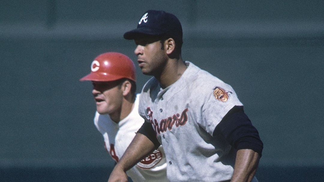  In his first year with the Atlanta Braves first baseman Orlando Cepeda helped them win the 1969 NL West Division Title. Mandatory Credit: Malcolm Emmons-USA TODAY Network.