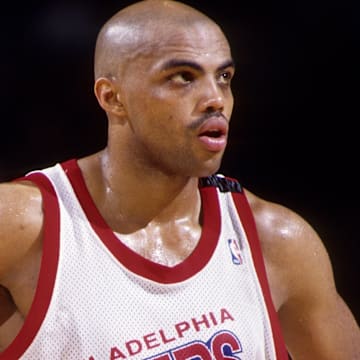 Unknown date; Philadelphia, PA, USA; FILE PHOTO; Philadelphia 76ers forward Charles Barkley (32) in action against the Chicago Bulls at the Spectrum. Mandatory Credit: Imagn Images