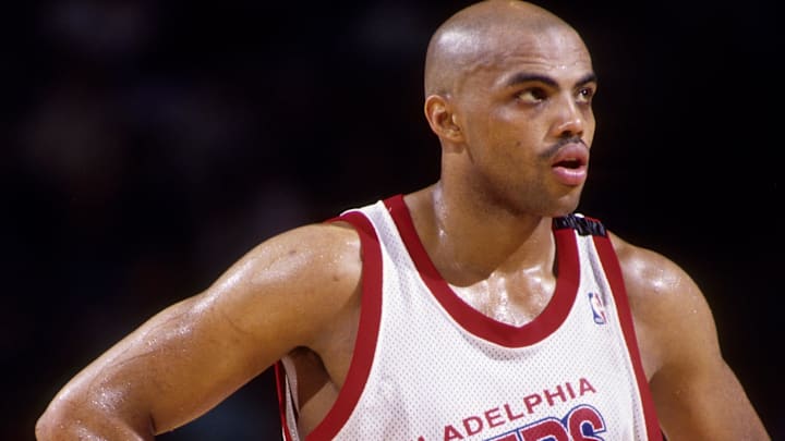 Unknown date; Philadelphia, PA, USA; FILE PHOTO; Philadelphia 76ers forward Charles Barkley (32) in action against the Chicago Bulls at the Spectrum. Mandatory Credit: Imagn Images