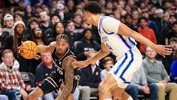 South Carolina basketball point guard Ta'Lon Cooper