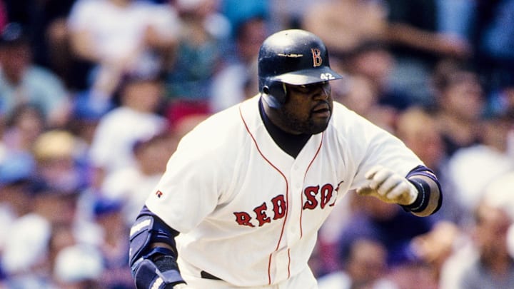 Vaughn played for the Red Sox from 1991 to '98. Vaughn played for the Red Sox from 1991 to '98.
