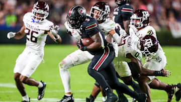 South Carolina Gamecocks running back Raheim Sanders vs. Texas A&M