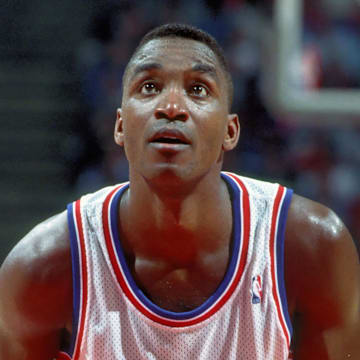 Unknown Date; Auburn Hills, MI, USA; FILE PHOTO; Detroit Pistons guard #11 ISIAH THOMAS in action against the Chicago Bulls at the Palace of Auburn Hills. Mandatory Credit: Photo By USA TODAY Sports (c) Copyright 1992 USA TODAY Sports