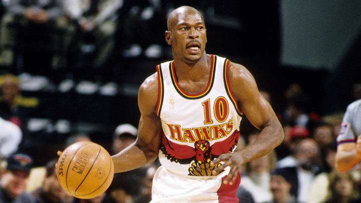 Mookie Blaylock of the NBA Atlanta Hawks.