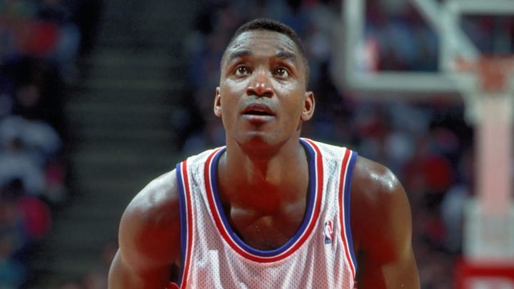 Unknown Date; Auburn Hills, MI, USA; FILE PHOTO; Detroit Pistons guard #11 ISIAH THOMAS in action against the Chicago Bulls at the Palace of Auburn Hills. Mandatory Credit: Photo By USA TODAY Sports (c) Copyright 1992 USA TODAY Sports