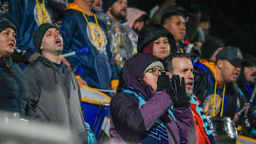 Fans at the game Rhode Island FC vs Charleston Battery