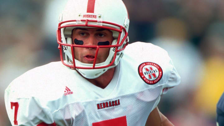 Nebraska quarterback Eric Crouch carries the ball against Notre Dame in 2000. Nebraska quarterback Eric Crouch carries the ball against Notre Dame in 2000.