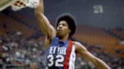 Unknown Date & Location, USA; FILE PHOTO; New York Nets forward JULIUS ERVING in action while the Nets were members of the ABA (American Basketball Association). The Nets later became part of the NBA after the ABA's final season in 1976. Erving won three ABA most valuable player awards. Mandatory Credit: Photo By Malcolm Emmons-USA TODAY Sports (c) Copyright Malcolm Emmons