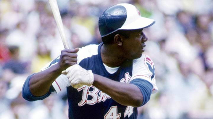 Atlanta Braves infielder Hank Aaron