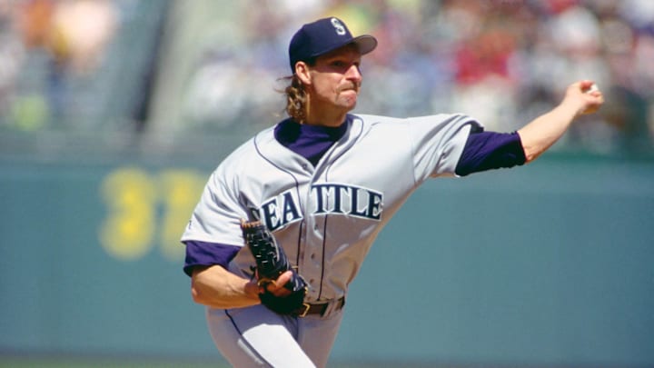 Former Seattle Mariners pitcher Randy Johnson. Former Seattle Mariners pitcher Randy Johnson.