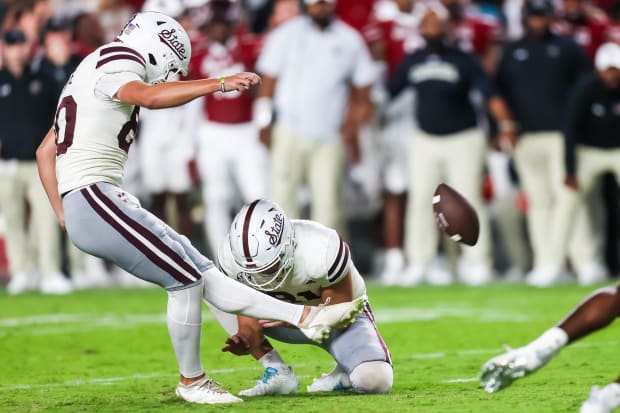 Mississippi State Bulldogs place kicker Kyle Ferrie