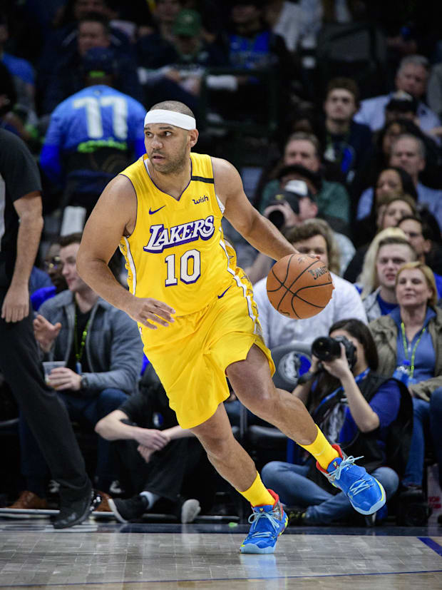 Lakers forward Jared Dudle