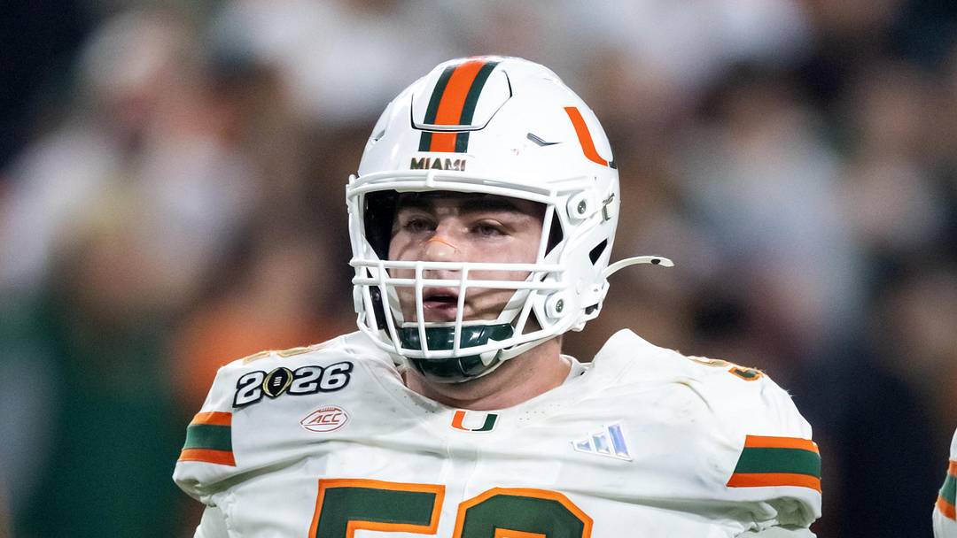 Former Miami Hurricanes offensive lineman James Brockermeyer was one of the top performers at the Panini Senior Bowl in January.