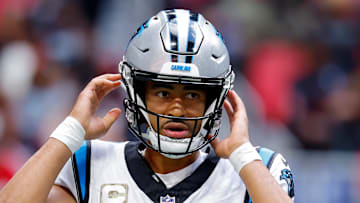 Carolina Panthers quarterback Bryce Young