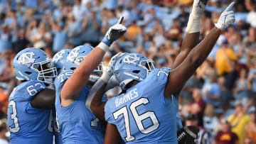 Former UNC OL William Barnes is working out with the Cleveland Browns