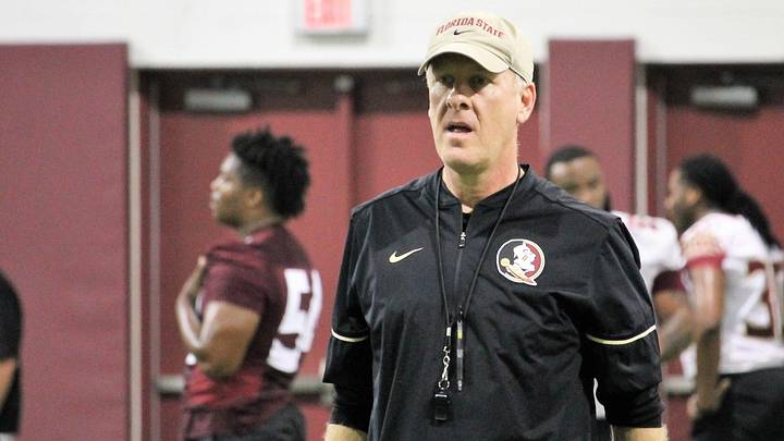 FSU tight ends coach Chris Thomsen