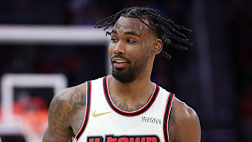 Rockets forward Tari Eason reacts during game against the Phoenix Suns. 