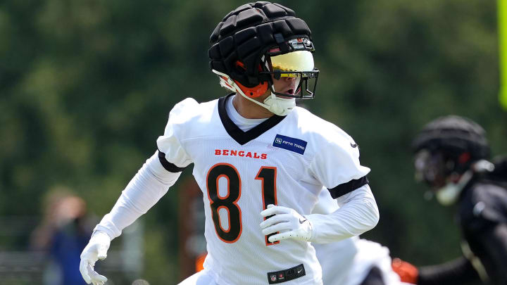 Wide receiver Jermaine Burton, a rookie third-round pick, could help fill the void left by the departed Tyler Boyd.