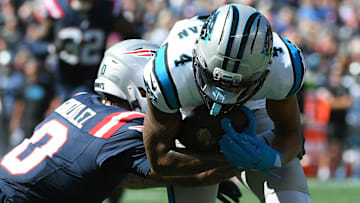 Carolina Panthers wide receiver Tetairoa McMillan