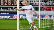 Sasa Kalajdzic fehlte dem VfB Stuttgart fast die komplette Hinrunde über. 