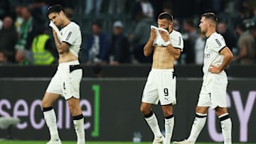 Enttäuschte Gesichter bei Borussia Mönchengladbach
