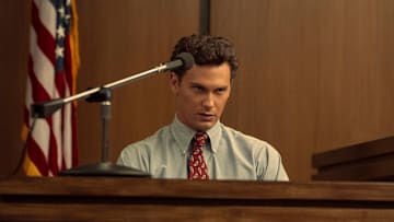 Monsters: The Lyle And Erik Menendez Story. Cooper Koch as Erik Menendez in episode 208 of Monsters: The Lyle And Erik Menendez Story. Cr. Miles Crist/Netflix © 2024
