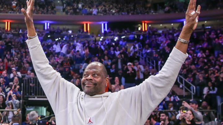 Mar 23, 2024; New York, New York, USA;  Former NBA center and Basketball Hall of Fame Member Patrick Ewing at Madison Square Garden. Mandatory Credit: Wendell Cruz-USA TODAY Sports