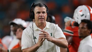 Miami Hurricanes head coach Mario Cristobal