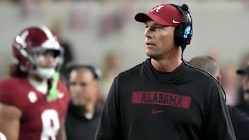 Alabama head coach Kalen DeBoer