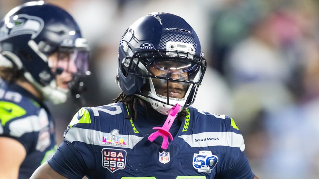 Seattle Seahawks wide receiver Rashid Shaheed (22) on the field. Seattle Seahawks wide receiver Rashid Shaheed (22) on the field.