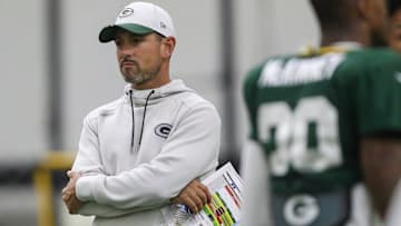 Green Bay Packers head coach Matt LaFleur surveys practice on Wednesday, September 3, 2025, at Clarke Hinkle Field in Ashwaubenon, Wis. 