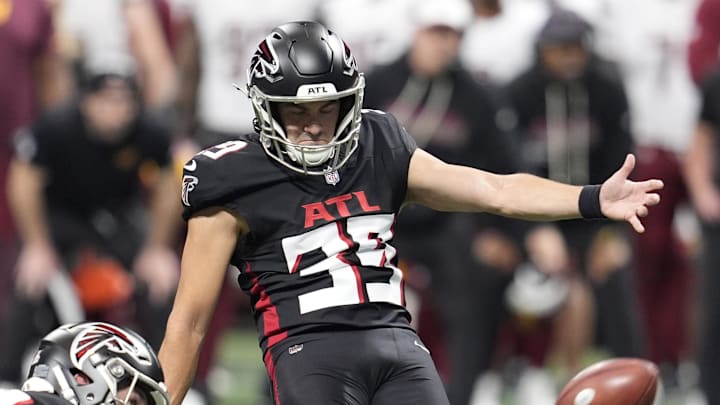 Falcons K Parker Romo faces the Miami Dolphins in Week 8. Falcons K Parker Romo faces the Miami Dolphins in Week 8.