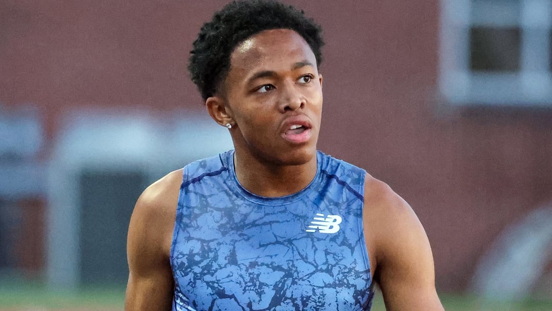 Quincy Wilson broke his own national record in the 400 meteres with a time of 45.37 at the New Balance Nationals.
