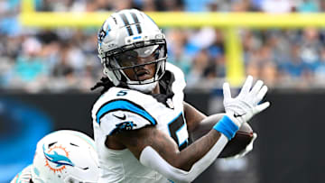 Carolina Panthers running back Rico Dowdle