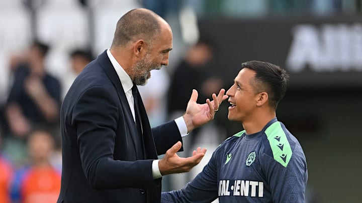Les deux hommes ont eu l'occasion lors de Juventus-Udinese de faire leurs retrouvailles. Les deux hommes ont eu l'occasion lors de Juventus-Udinese de faire leurs retrouvailles.