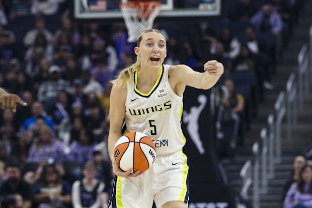 Dallas Wings guard Paige Bueckers against the Golden State Valkyries