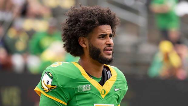 Oregon Ducks Football Dante Moore Ohio state buckeyesJeremiah Smith Penn State Nittany Lions Drew Allarbig ten football