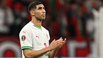 Achraf Hakimi a disputé ses premières minutes à la CAN. Achraf Hakimi a disputé ses premières minutes à la CAN.