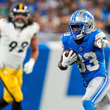 Detroit Lions wide receiver Isaiah Williams (83)