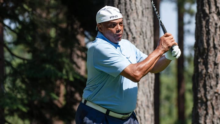 Charles Barkley at the 2024 American Century Celebrity Championship. Charles Barkley at the 2024 American Century Celebrity Championship.