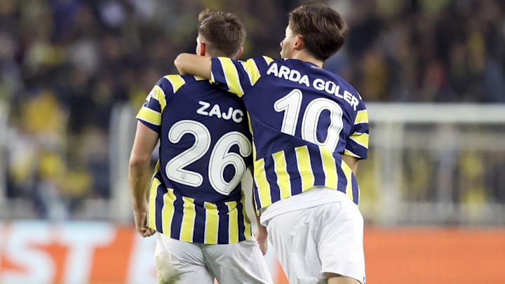 Arda Güler ve Miha Zajc'ın gol sevinci