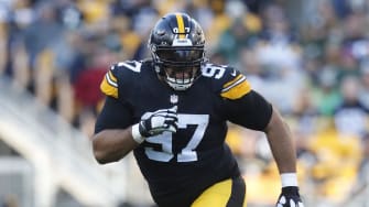 Nov 12, 2023; Pittsburgh, Pennsylvania, USA;  Pittsburgh Steelers defensive tackle Cameron Heyward