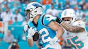 Christian McCaffrey tiene 5 temporadas en la NFL con los Panthers 
