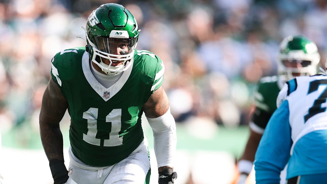 New York Jets defensive end Jermaine Johnson