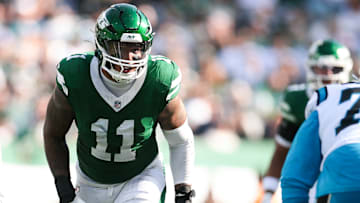 New York Jets defensive end Jermaine Johnson