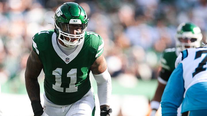 New York Jets defensive end Jermaine Johnson