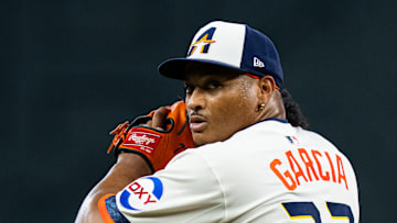 Houston Astros starting pitcher Luis Garcia