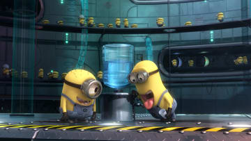 DESPICABLE ME - Villainous Gru lives up to his reputation as a despicable, deplorable and downright unlikable guy when he hatches a plan to steal the moon from the sky. But he has a tough time staying on task after three orphan girls land in his care. (UNIVERSAL)
MINIONS