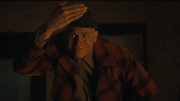 Charlie Hunnam as Ed Gein in episode 303 of Monster: The Ed Gein Story