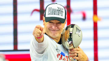 McGuire's Red Raiders captured the program's first-ever Big 12 championship with a 34-7 win over BYU on Saturday. 